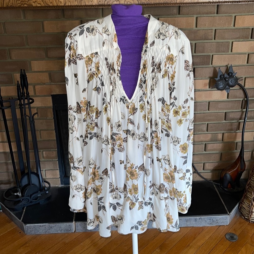 Free people pheasant top